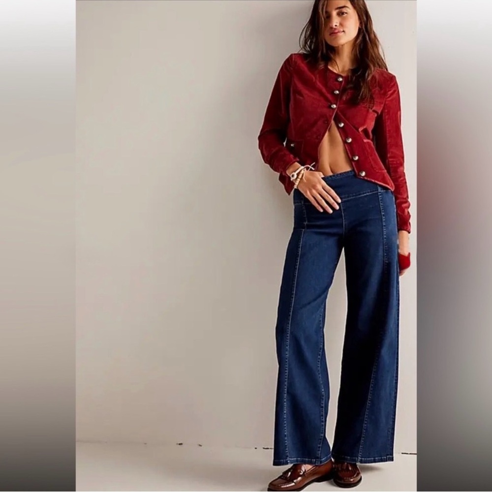 We The Free Spotlight Wide-Leg High Rise Jeans